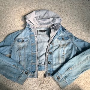 Hooded Jean Jacket